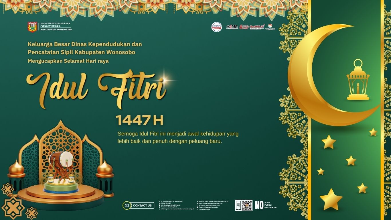 Selamat Hari Raya Idul Fitri 1447 H tahun 2026