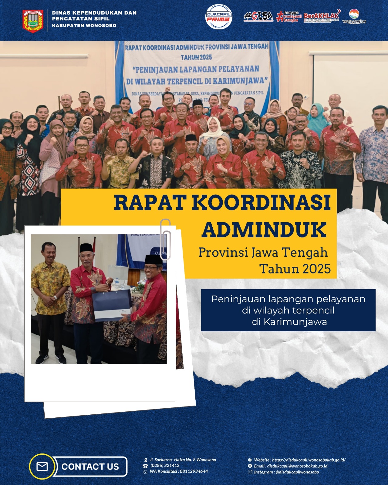 Rapat Koordinasi Adminduk Provinsi Jawa Tengah 2025 di Karimunjawa