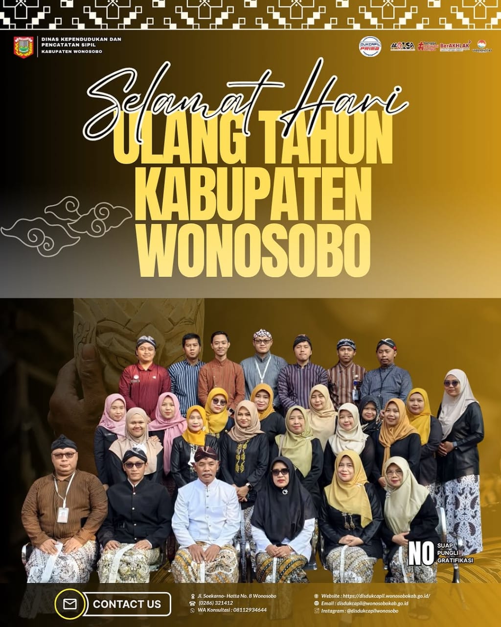  Selamat Hari Jadi ke-200 Kabupaten Wonosobo 