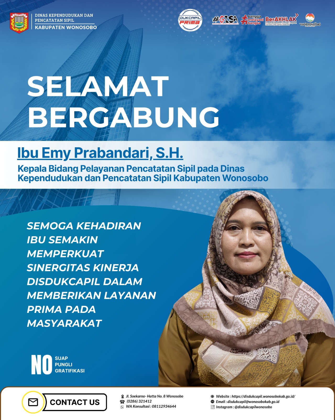 Selamat Bergabung Ibu Emy Prabandari, S.H.