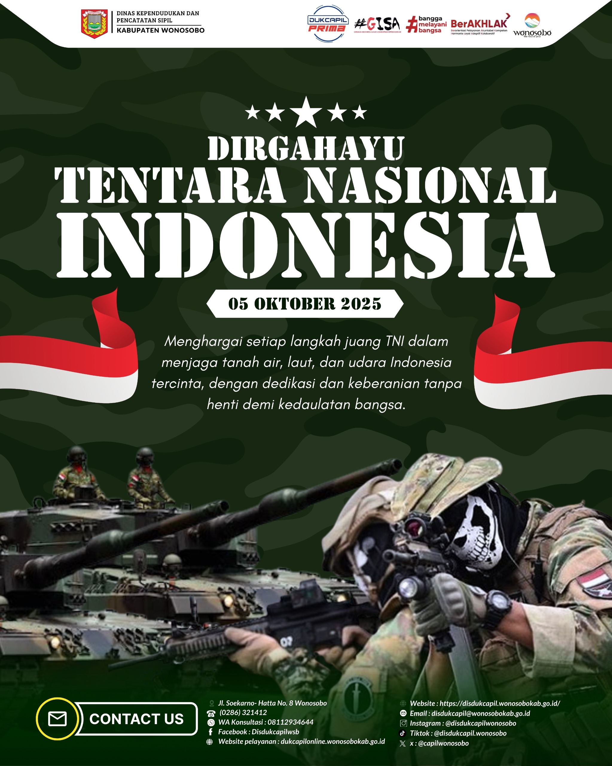 Dirgahayu TNI ke-80