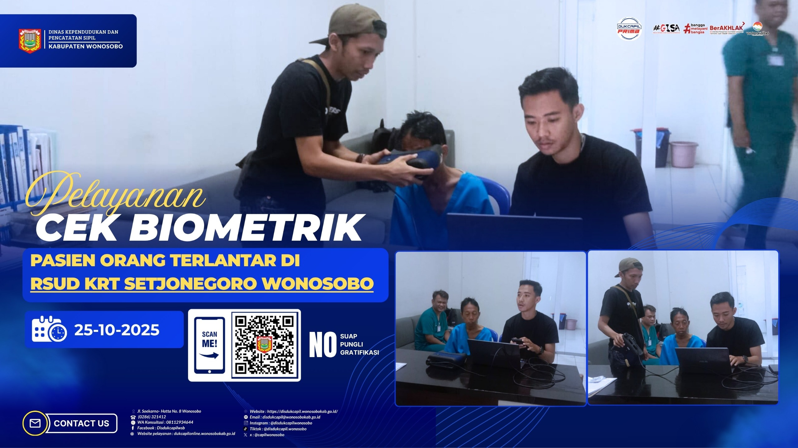 Membuka Jendela Harapan: Cek Biometrik bagi Orang Terlantar di RSUD Setjonegoro