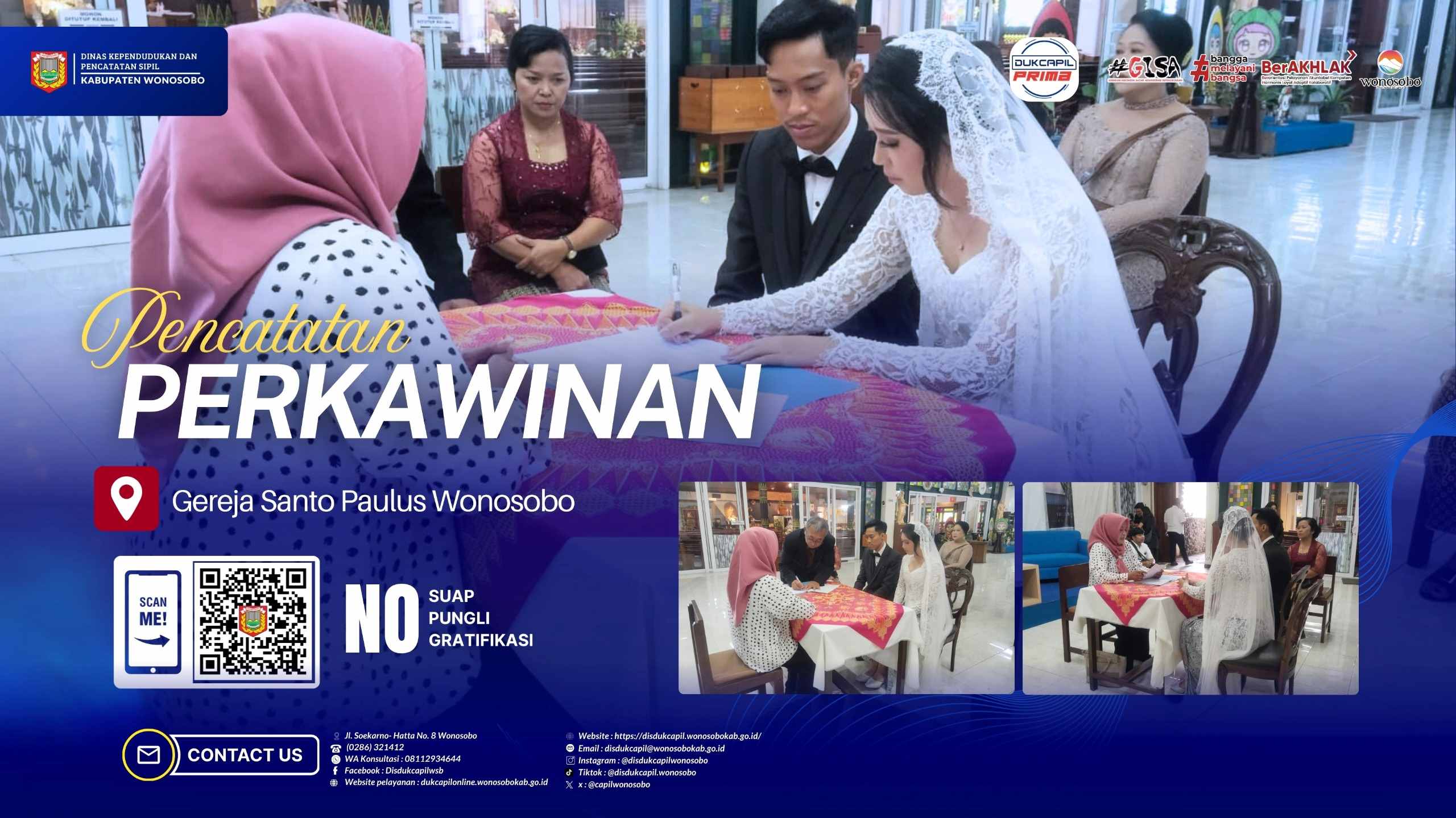 Pencatatan Perkawinan di Gereja Santo Paulus Wonosobo