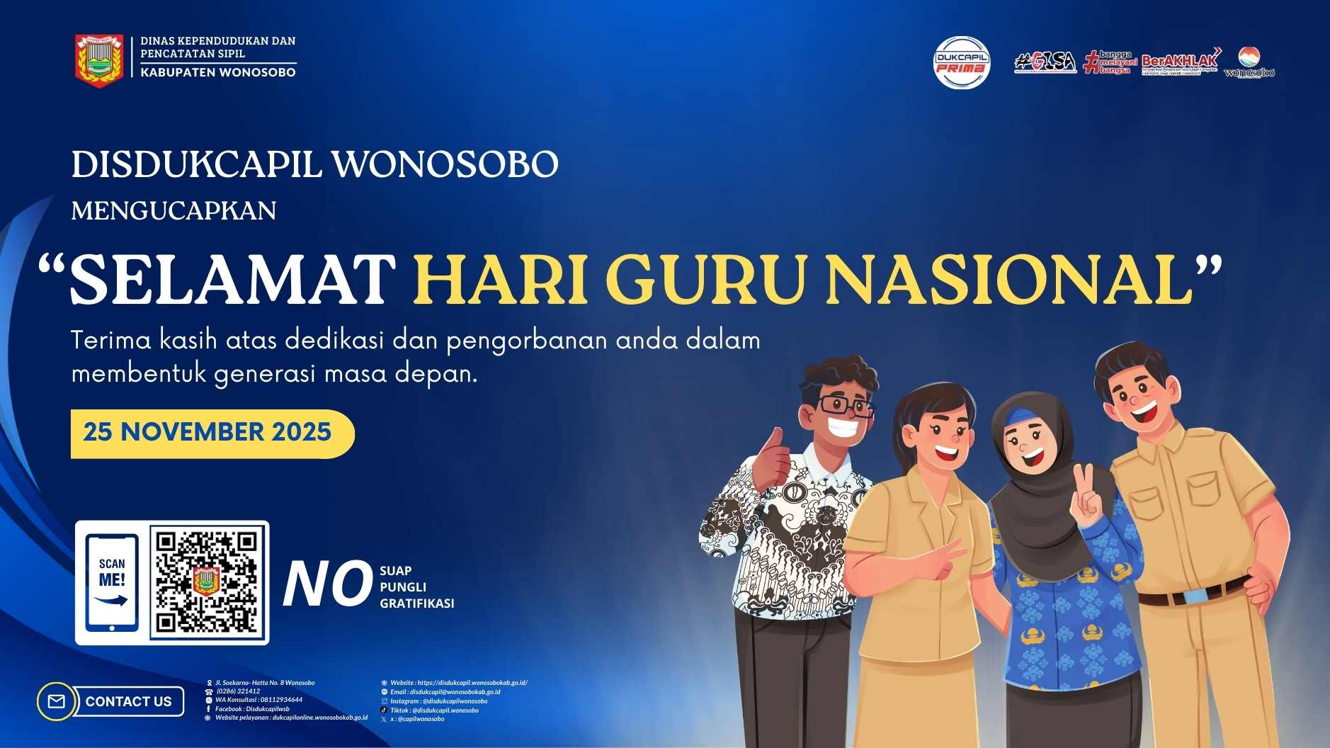 Selamat Hari Guru Nasional, 25 November 2025.