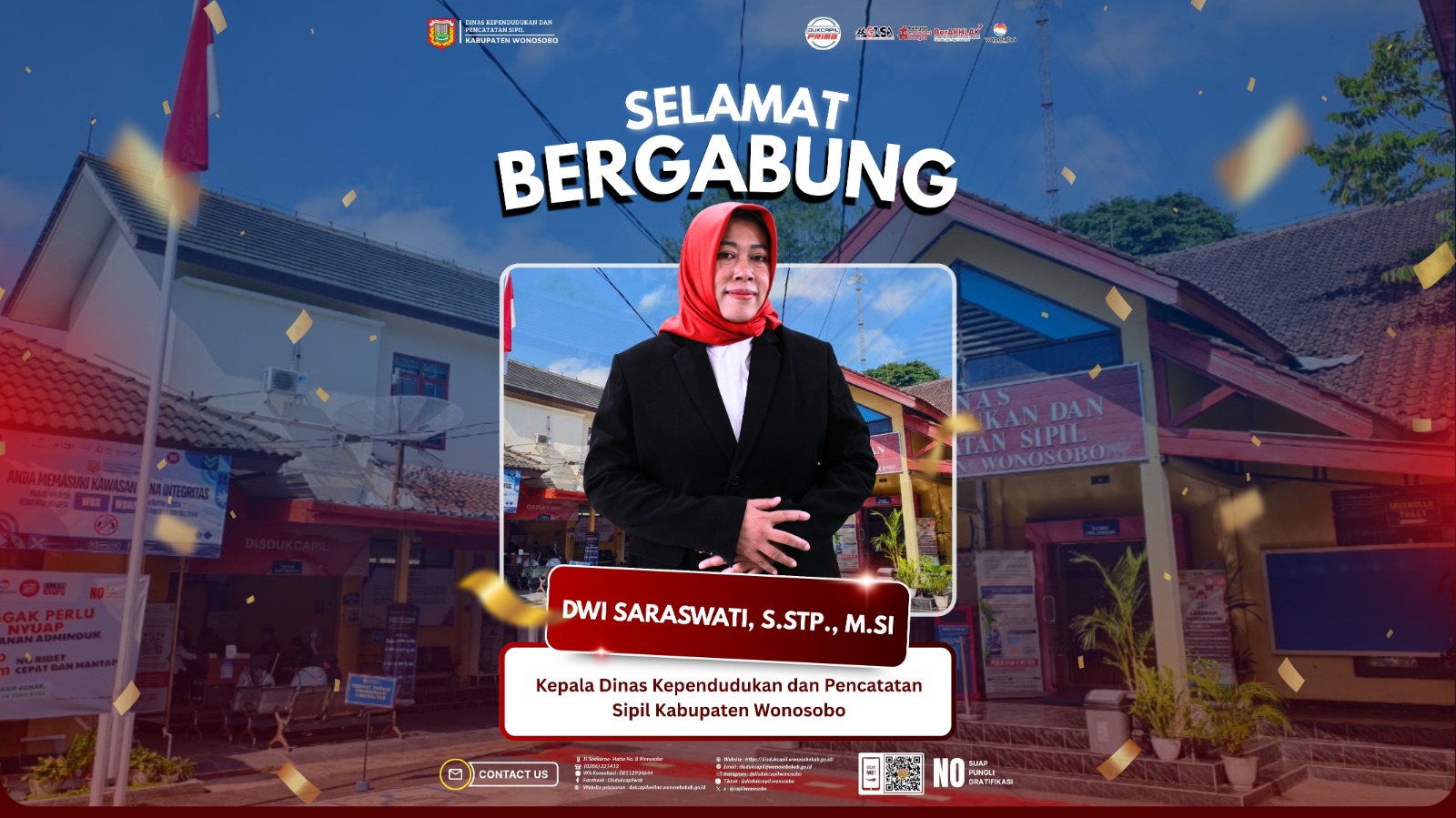 Resmi Dilantik, Ibu Dwi Saraswati dan Ibu Luwiharti Muzar Perkuat Formasi Kepemimpinan di Disdukcapil Wonosobo