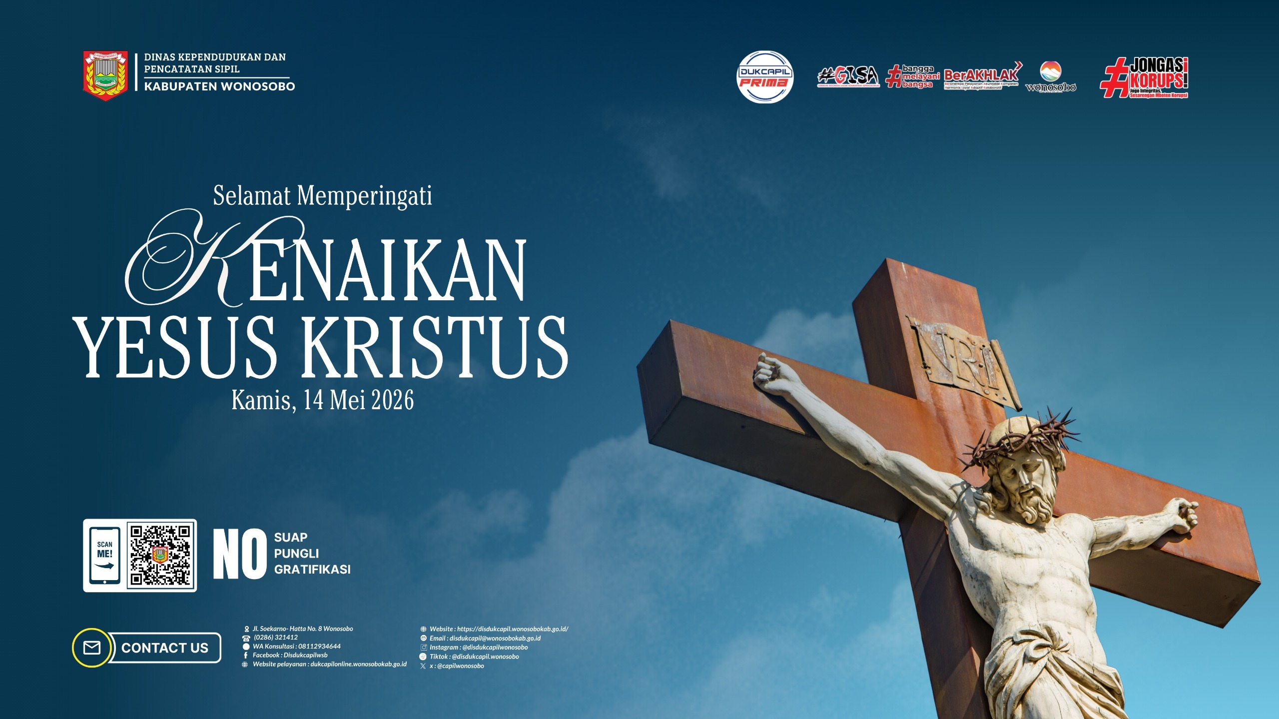 Selamat Memperingati Hari Kenaikan Yesus Kristus 2026