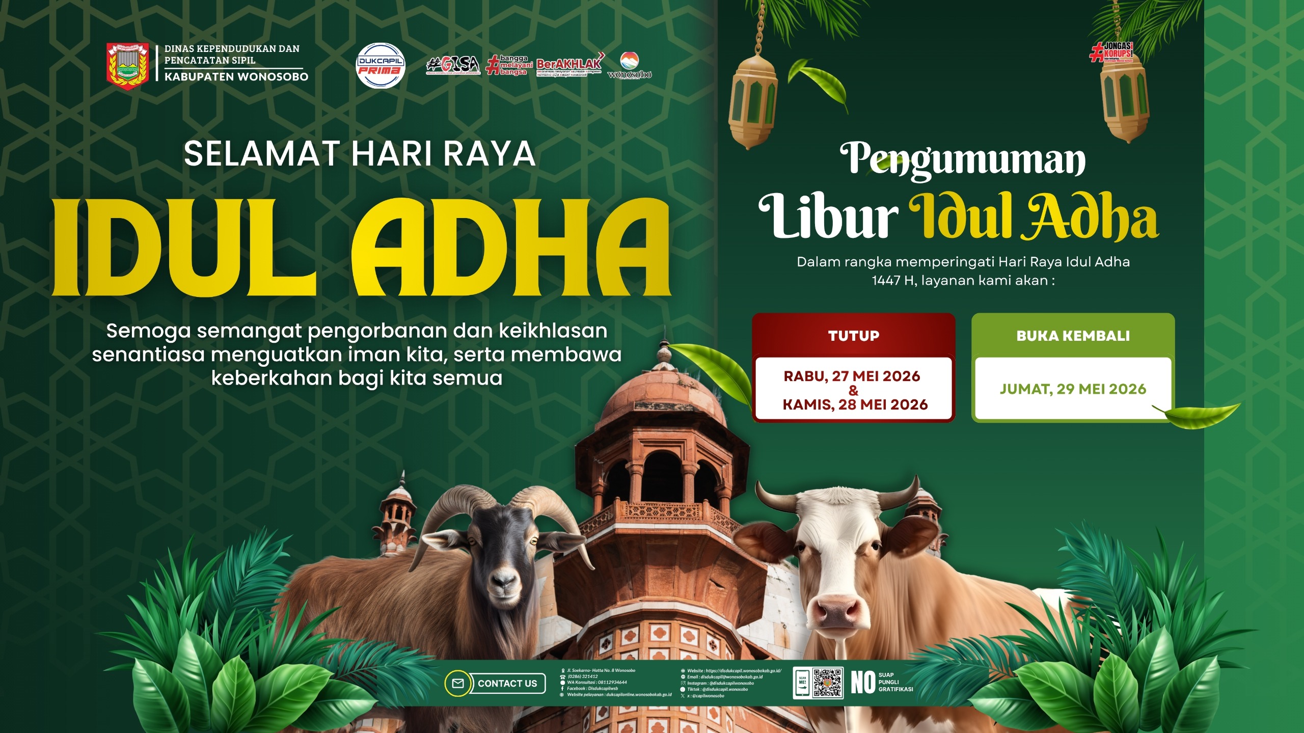 Selamat Hari Raya Idul Adha 1447 Hijriah