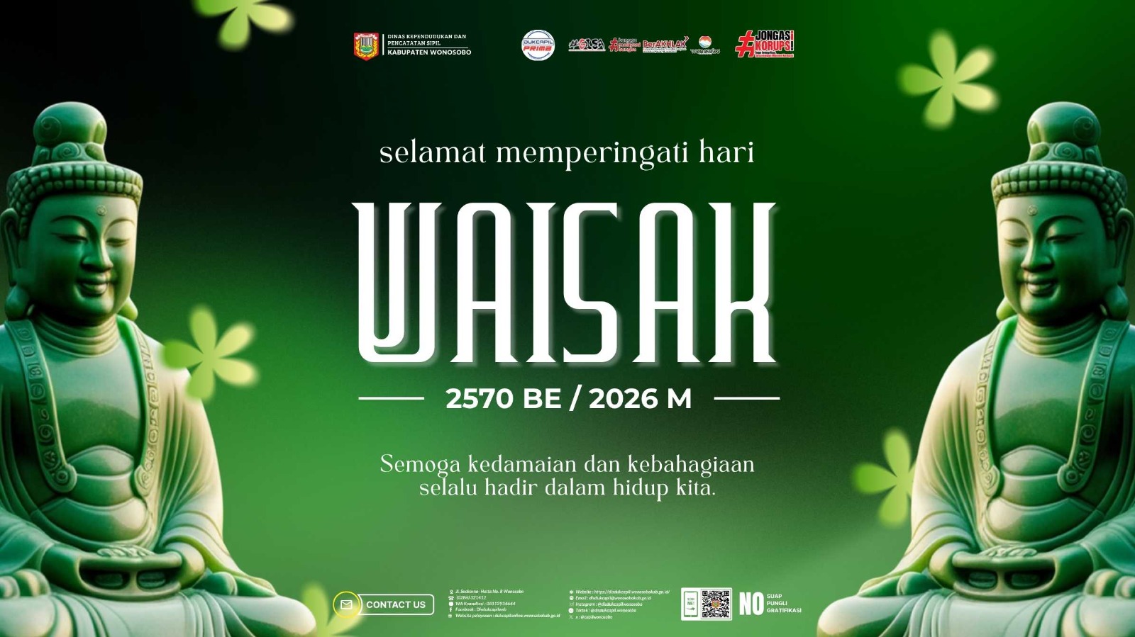 Selamat Memperingati Hari Raya Waisak 2570 BE / 2026 M