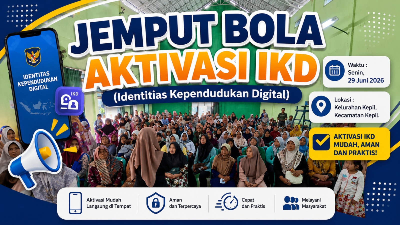 isdukcapil Kabupaten Wonosobo Gencarkan Jemput Bola Aktivasi IKD
