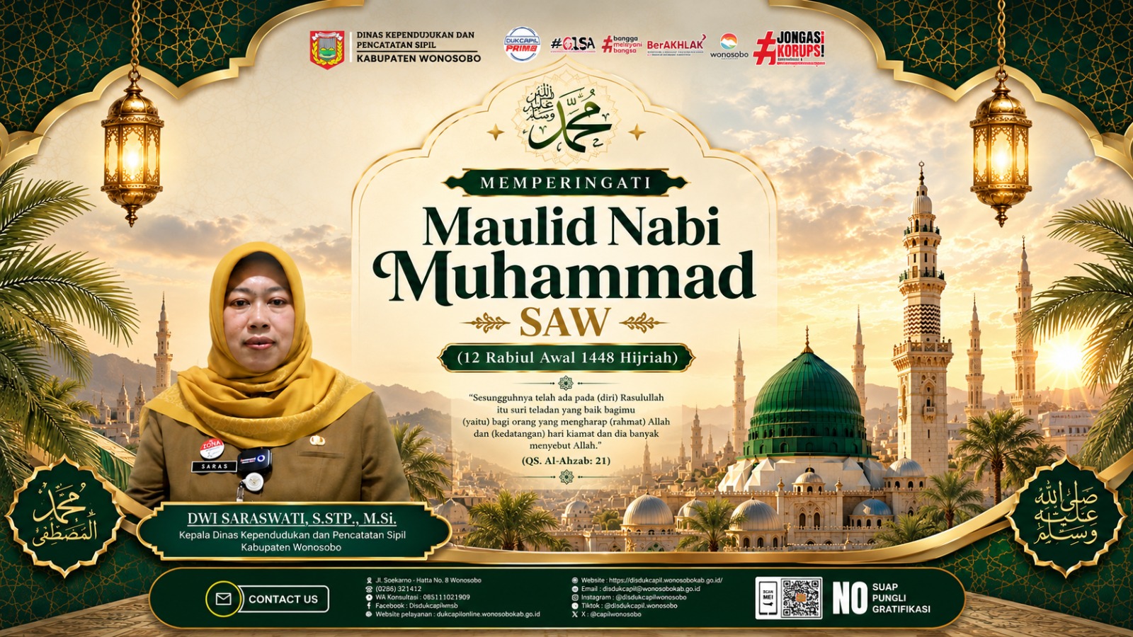 Selamat Memperingati Maulid Nabi Muhammad SAW 1448 H.