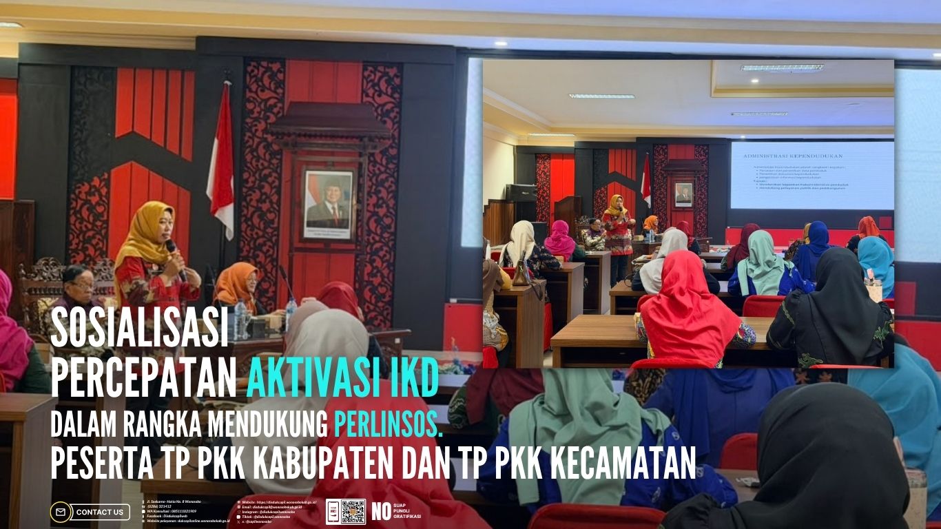 Gandeng TP PKK, Disdukcapil Wonosobo Akselerasi Aktivasi IKD Guna Dukung Program Perlindungan Sosial