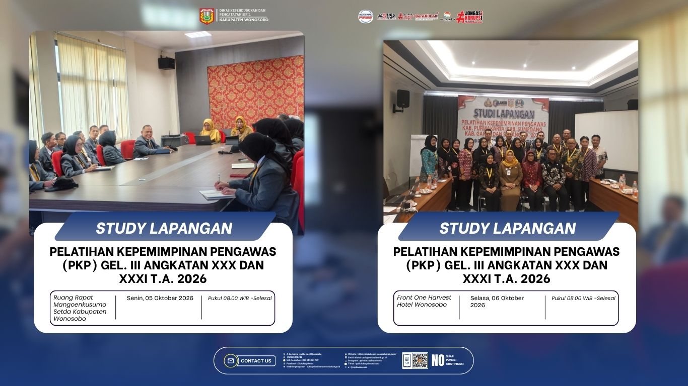  Jadi Lokus Studi Lapangan PKP, Pemkab Wonosobo Sambut ASN dari 3 Kabupaten Jawa Barat dan Dari Kabupaten Serang
