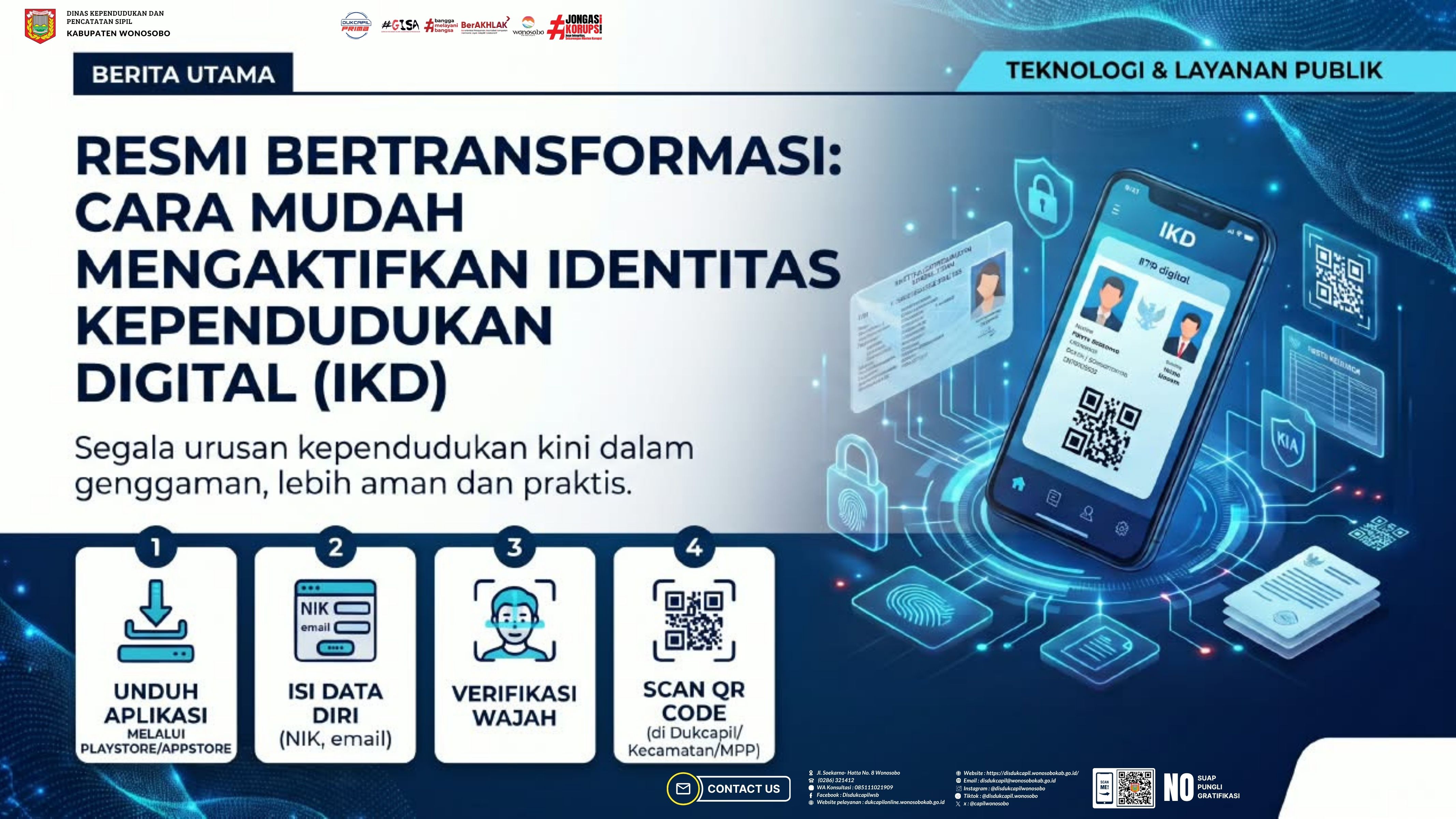 Resmi Bertransformasi: Panduan Mudah Mengaktifkan Identitas Kependudukan Digital (IKD) di Kabupaten Wonosobo