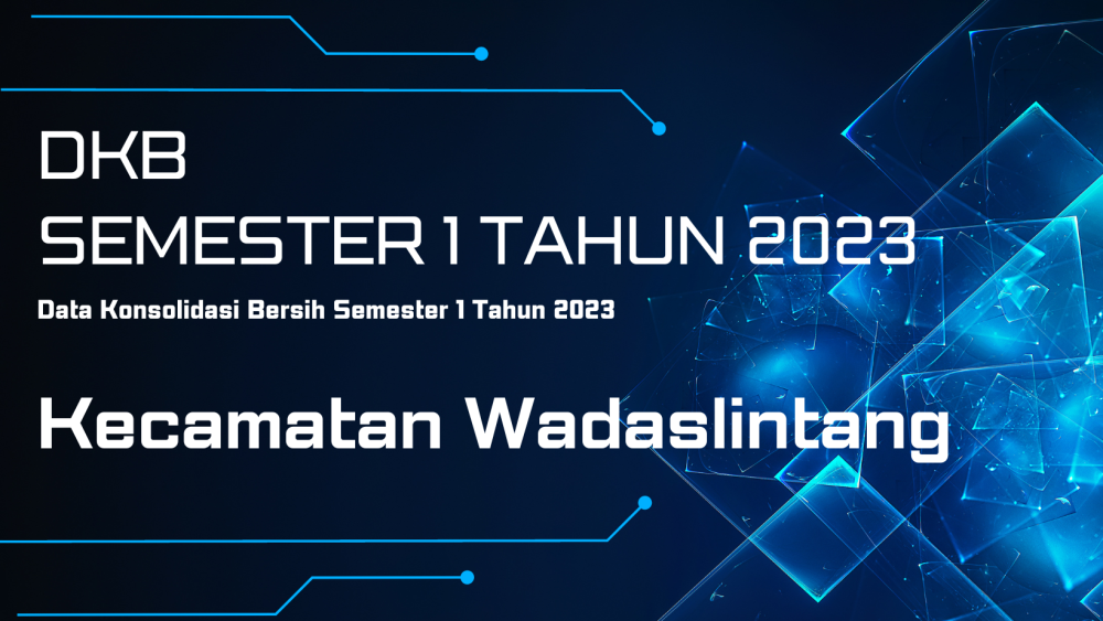 Jumlah Penduduk Kecamatan Wadaslintang DKB Semester 1 Tahun 2023