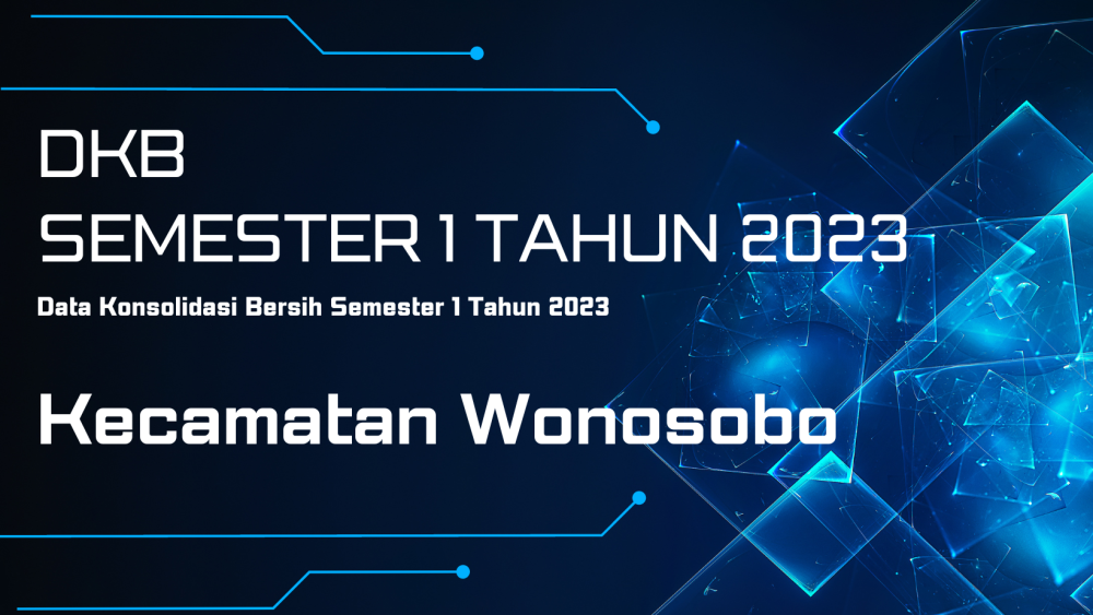 Jumlah Penduduk Kecamatan Wonosobo DKB Semester 1 Tahun 2023