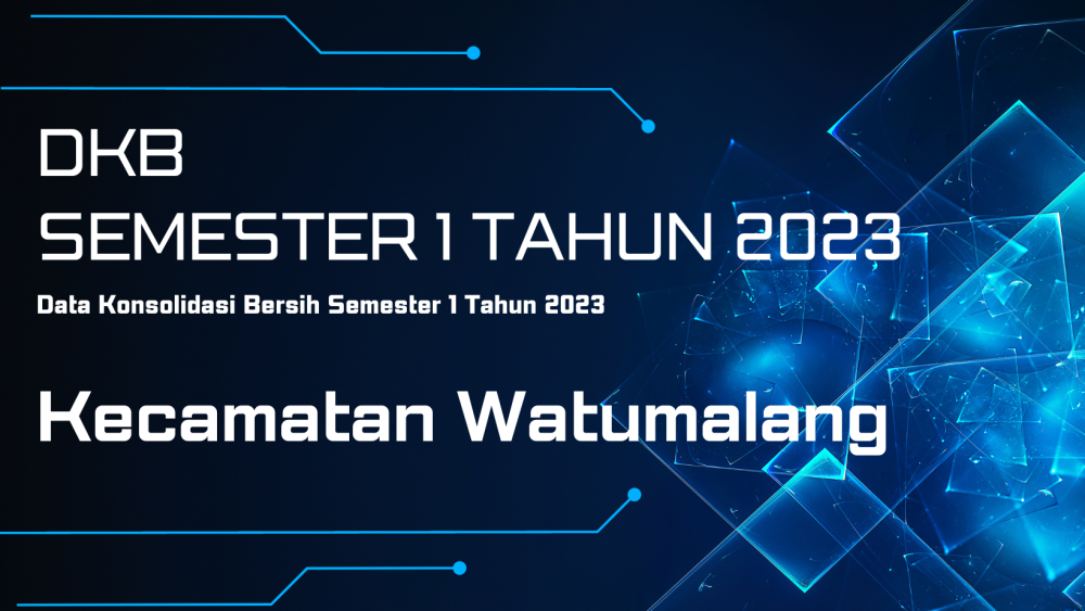 Jumlah Penduduk Kecamatan Watumalang DKB Semester 1 Tahun 2023