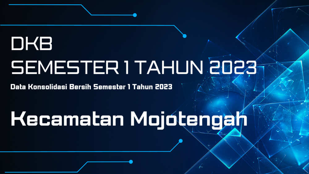 Jumlah Penduduk Kecamatan Mojotengah DKB Semester 1 Tahun 2023