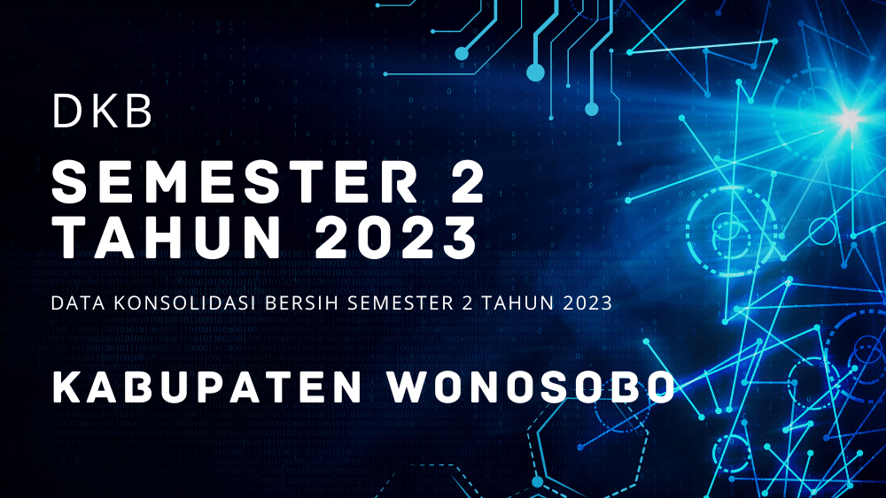 Jumlah Penduduk Kabupaten Wonosobo DKB Semester 2 Tahun 2023